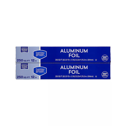 Berkley Jensen Aluminum Foil, 2 pk./250 sq. ft.